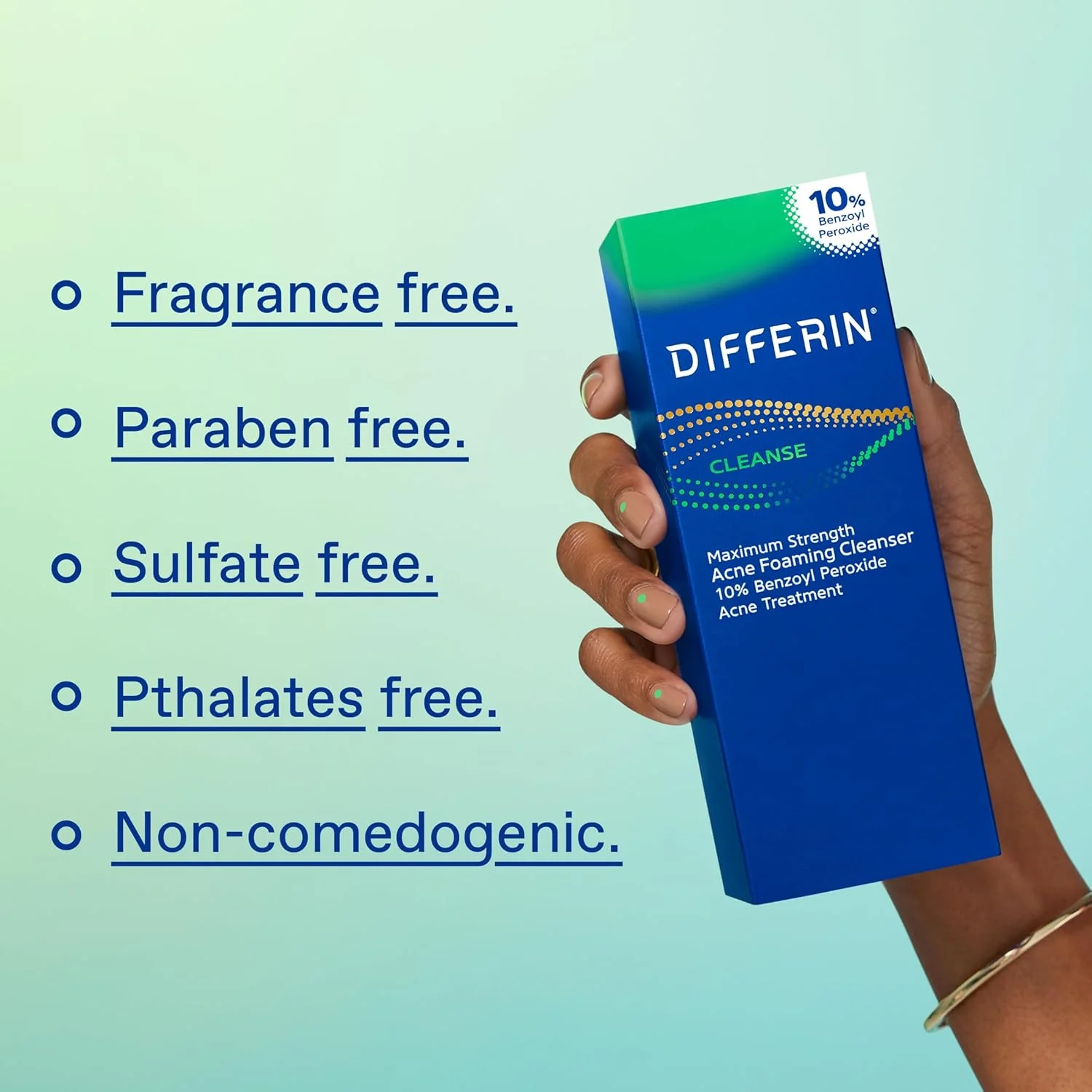 Differin Acne Foaming Wash 10% Benzoyl Peroxide 5 oz - Image 5