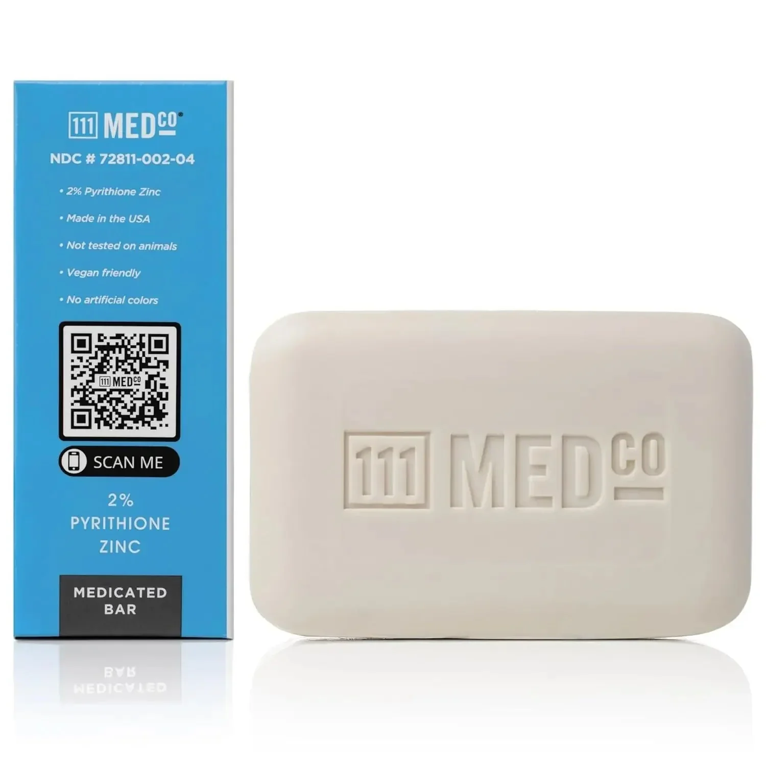 111MedCo 2% Pyrithione Zinc Medicated Soap Bar 4 oz - Image 4