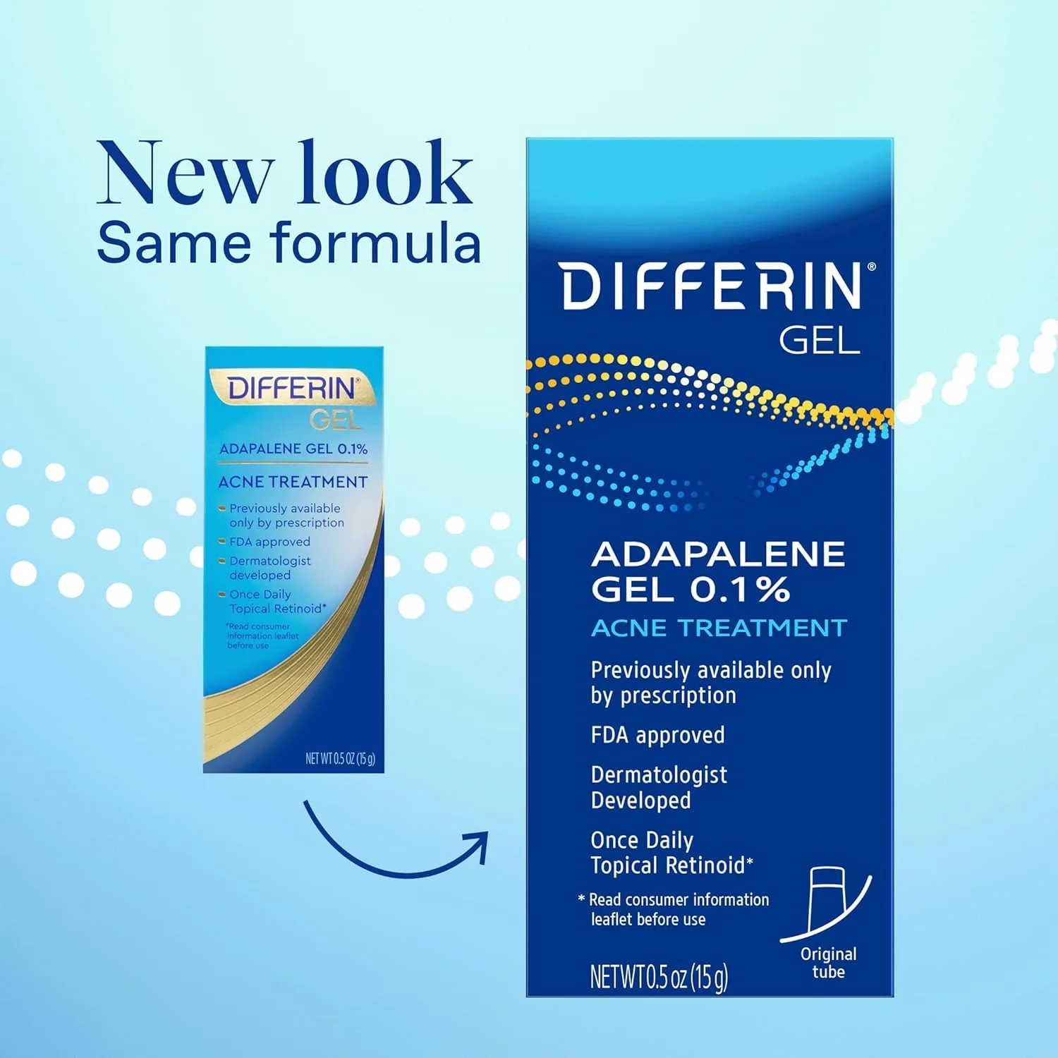 Differin Adapalene Gel 0.1% Acne Treatment 15g Pack of 2 - Image 4