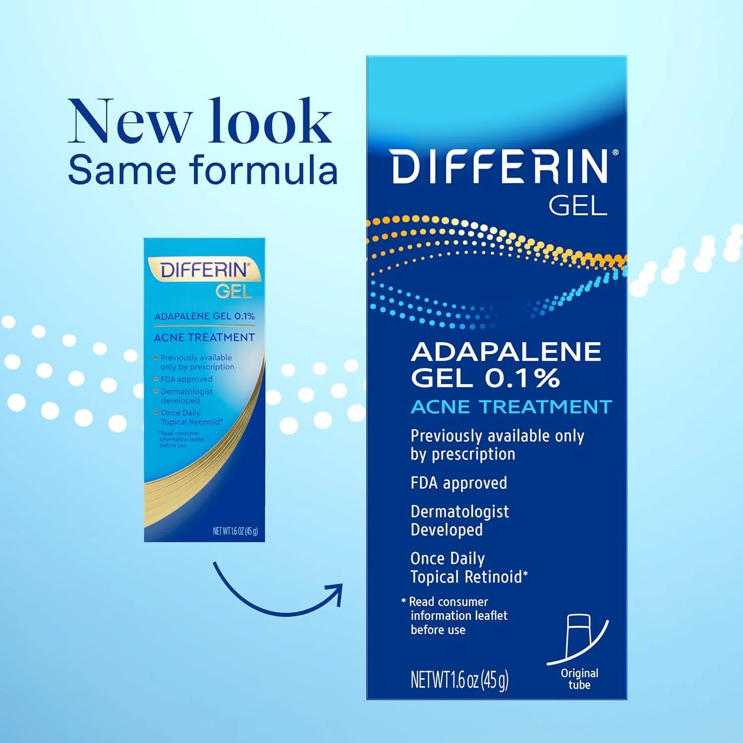 Differin Adapalene Gel 0.1% Acne Treatment 45g - Image 5