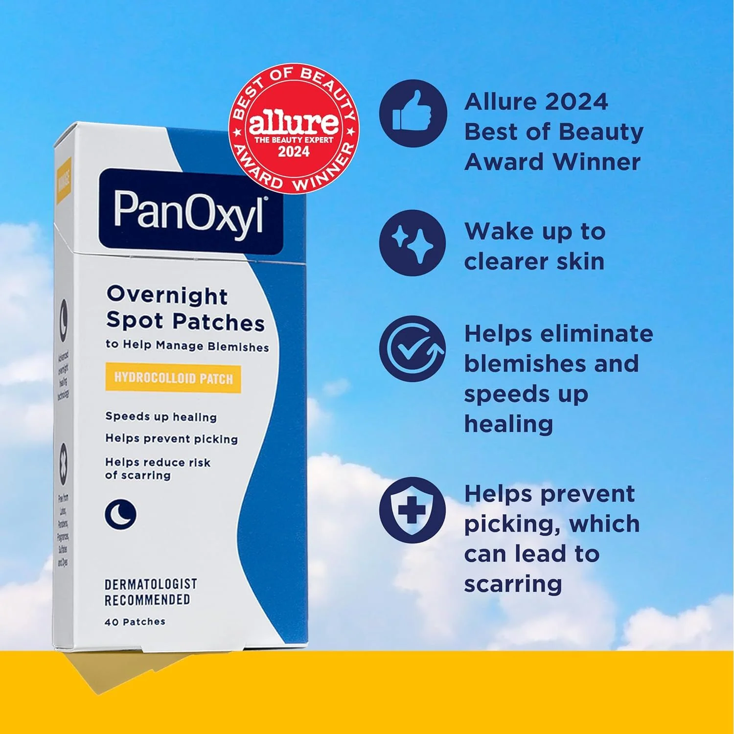 PanOxyl PM Overnight Spot Patches 40 Patches (9mm & 12mm) - Image 4