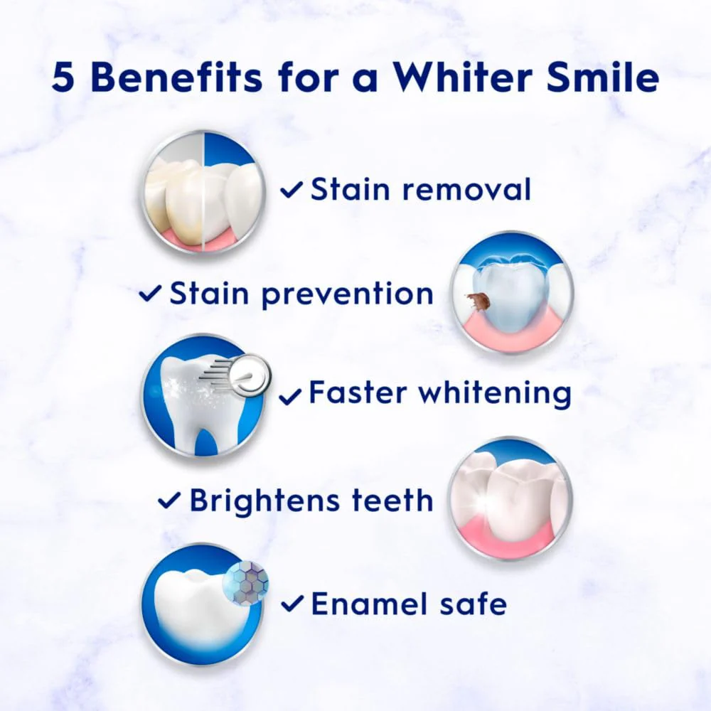 Crest 3D White Brilliance Toothpaste Vibrant Peppermint 4.6 oz Pack of 3 - Image 9
