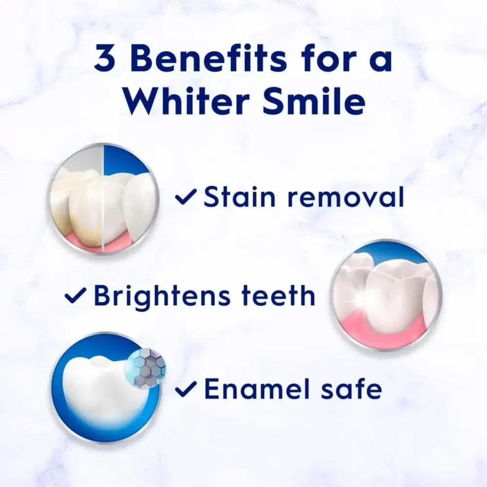 Crest 3D White Whitening Therapy Charcoal Deep Clean Invigorating Mint Teeth Whitening Toothpaste, 4.6 Oz Pack of 3, Anticavity Fluoride Toothpaste, Gently Brightens Teeth, Strengthens Enamel - Image 4