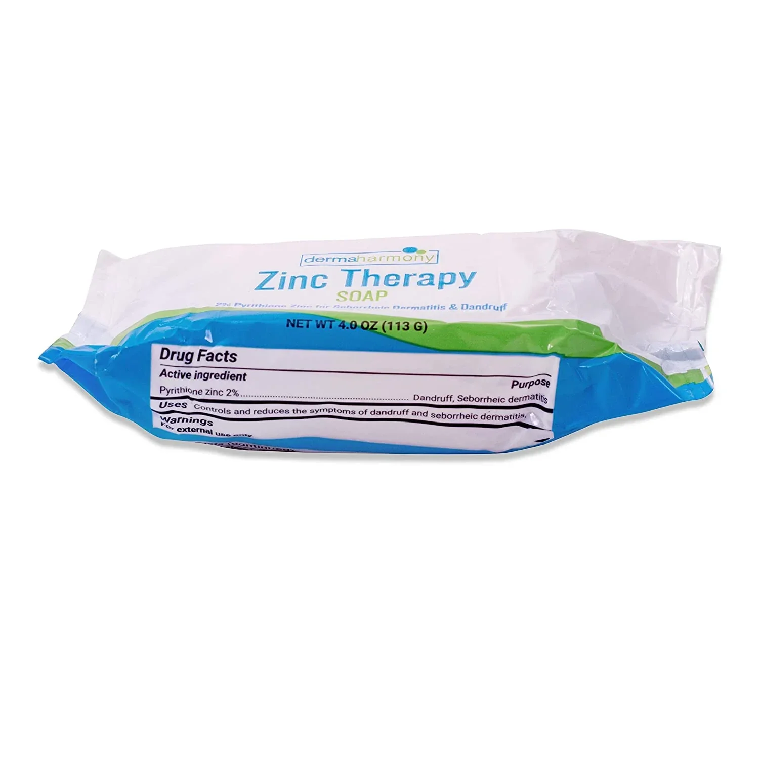 Dermaharmony Set of 5 2% Pyrithione Zinc (Znp) Bar Soap 4 Oz - Crafted for Those with Skin Conditions - Seborrheic Dermatitis, Dandruff, Etc. - Image 3