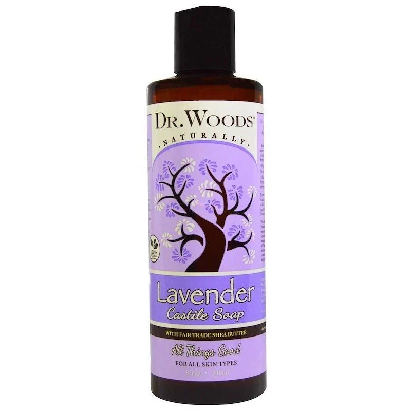 Dr. Woods Castile Soap with Fair Trade Shea Butter, 8 fl oz (236 ml) - Image 3