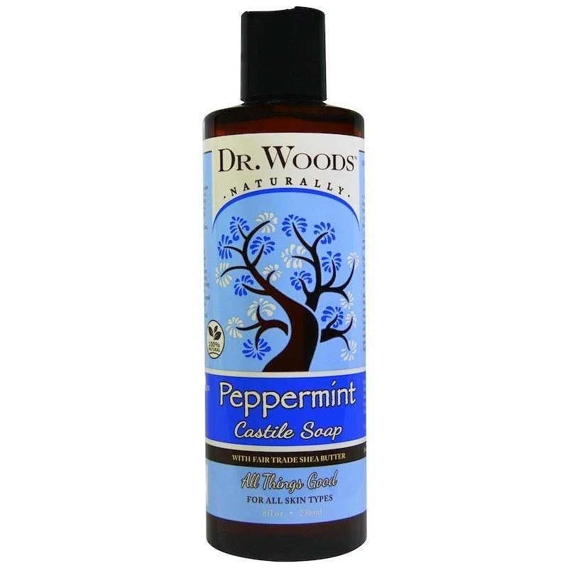 Dr. Woods Castile Soap with Fair Trade Shea Butter, 8 fl oz (236 ml) - Image 6