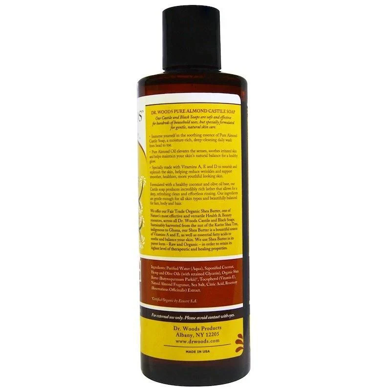 Dr. Woods Castile Soap with Fair Trade Shea Butter, 8 fl oz (236 ml) - Image 8