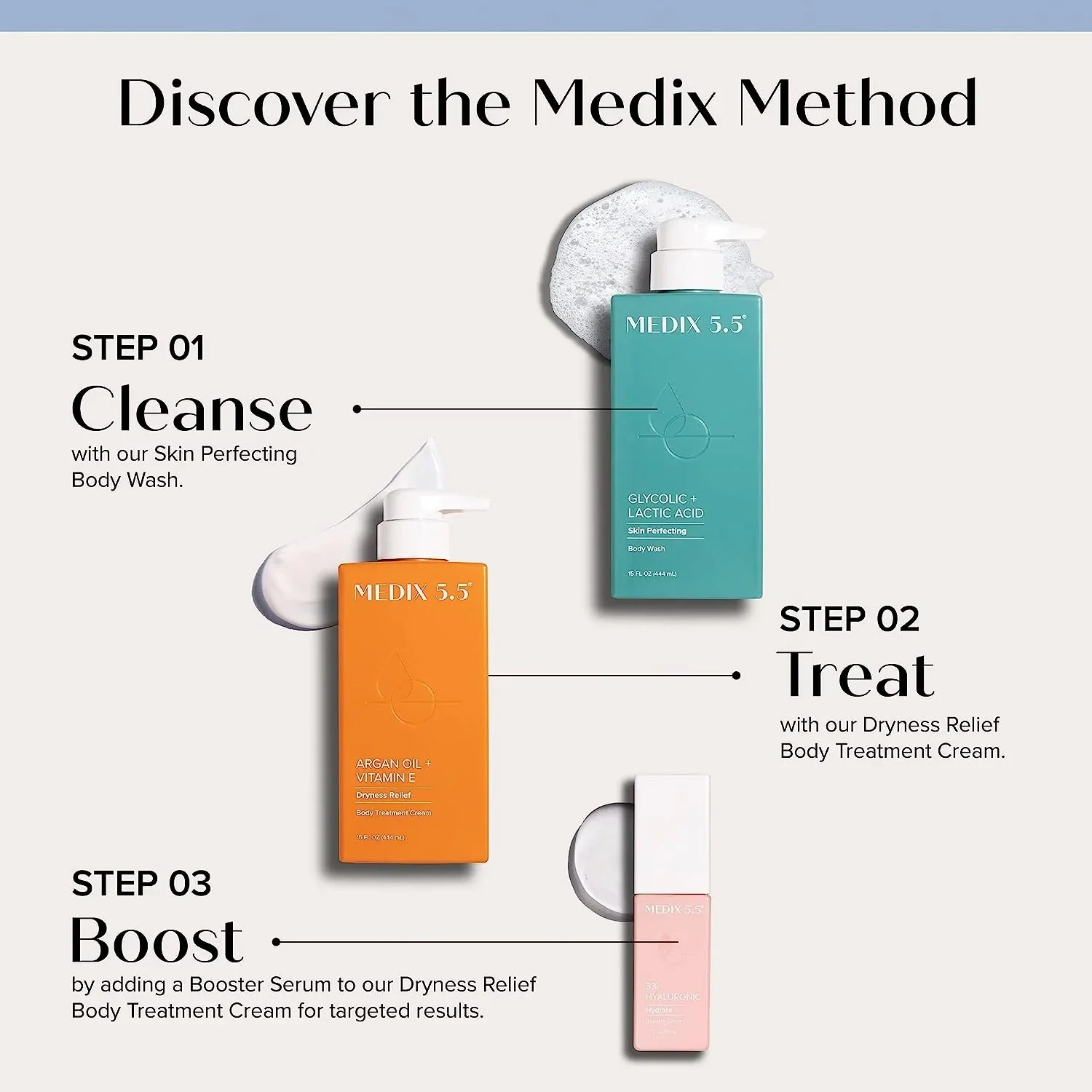 Medix 5.5 Argan Oil + 24KT Gold Age Rewind Cream 15 fl oz - Image 3
