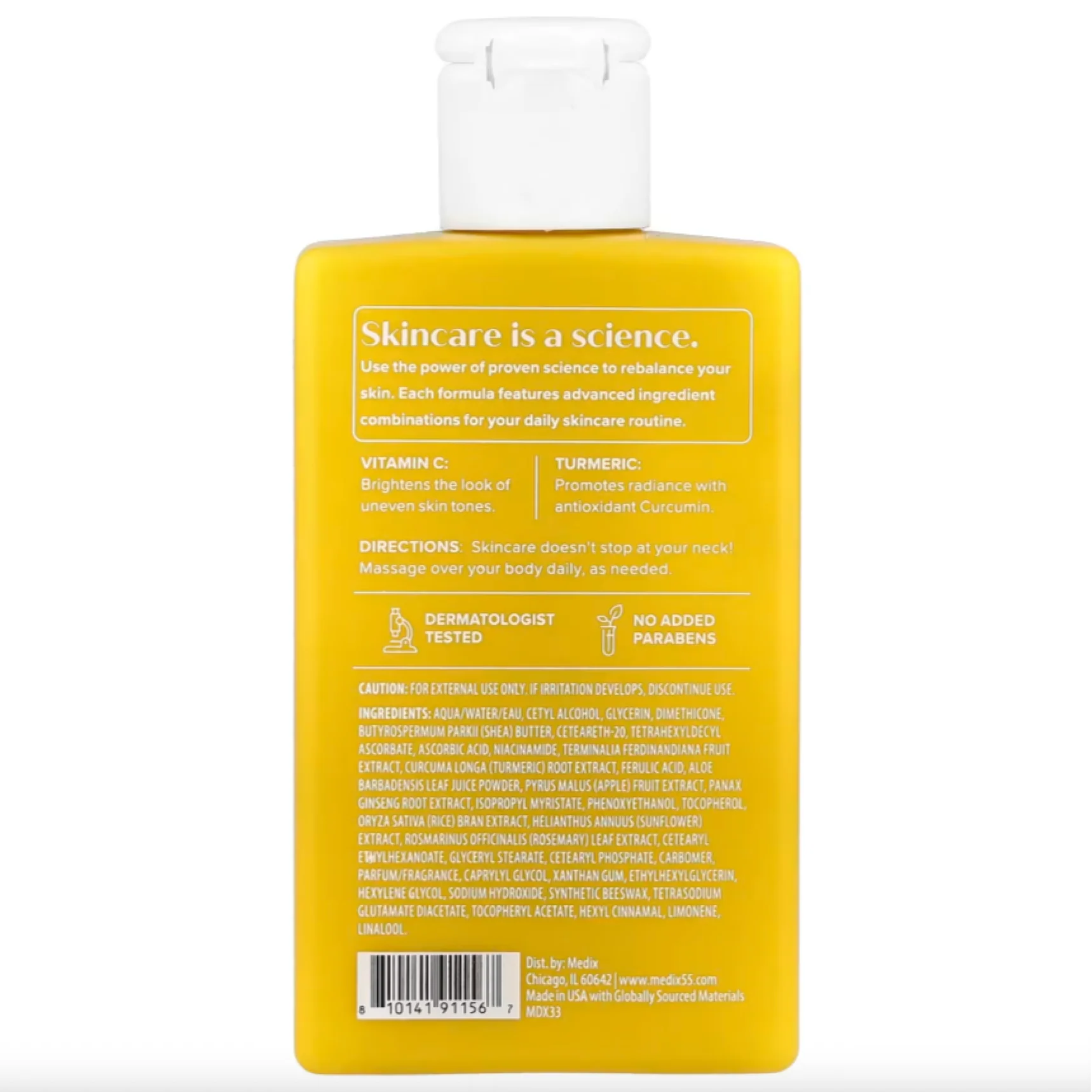 Medix 5.5 Vitamin C + Turmeric Body Cream 3 fl oz - Image 2