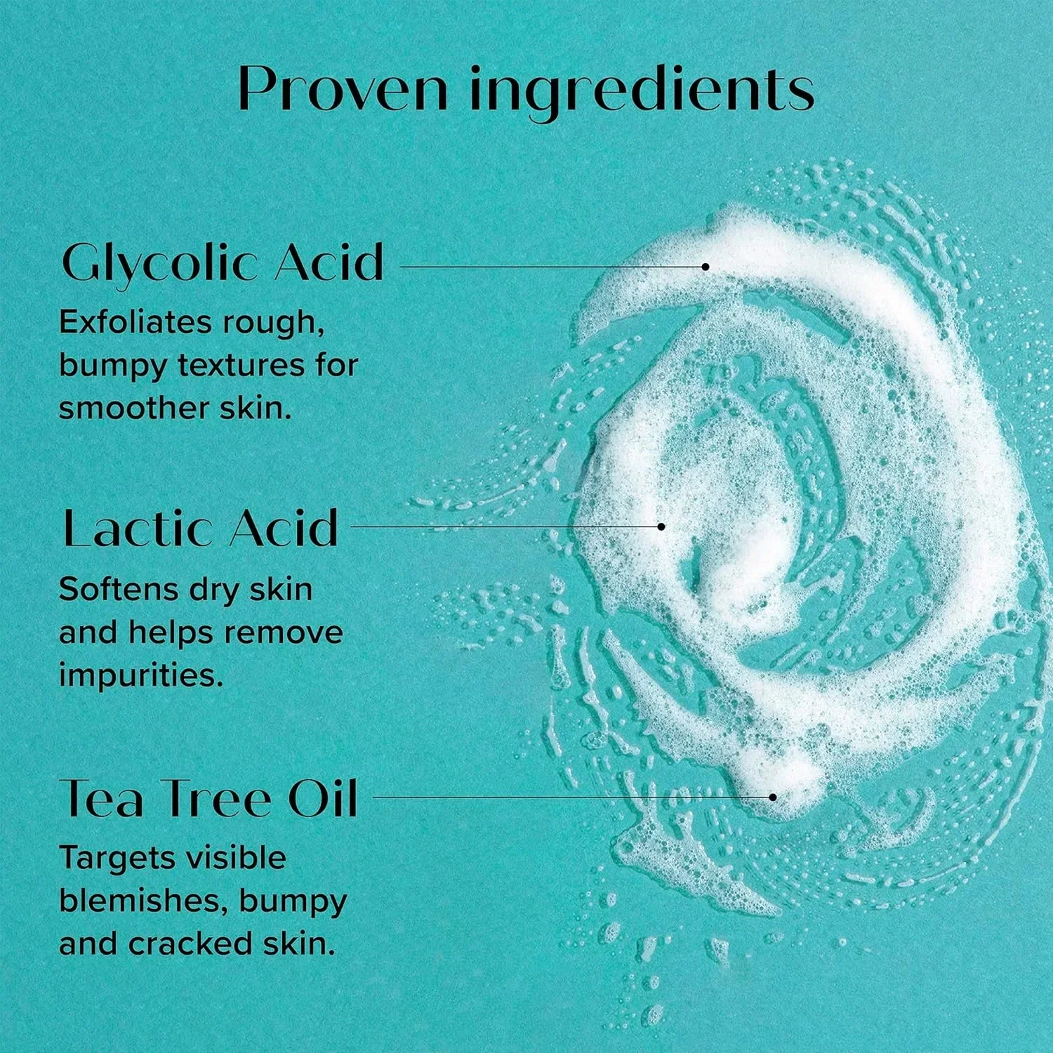 Medix 5.5 Body Scrub Skin Care Glycolic Acid Exfoliating Body Cleanser KP Bump Eraser | AHA + Lactic Acid anti Aging All Skin Type Wash | Keratosis Pilaris & Acne | Body & Face Wash Exfoliate, 2-Pack - Image 3