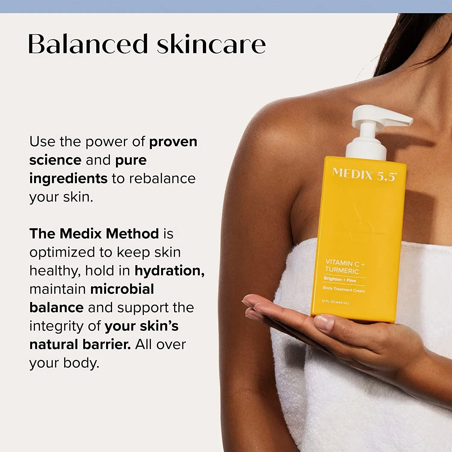 Medix 5.5 Vitamin C Cream & Body Lotion with Turmeric 2-Pack - Image 3