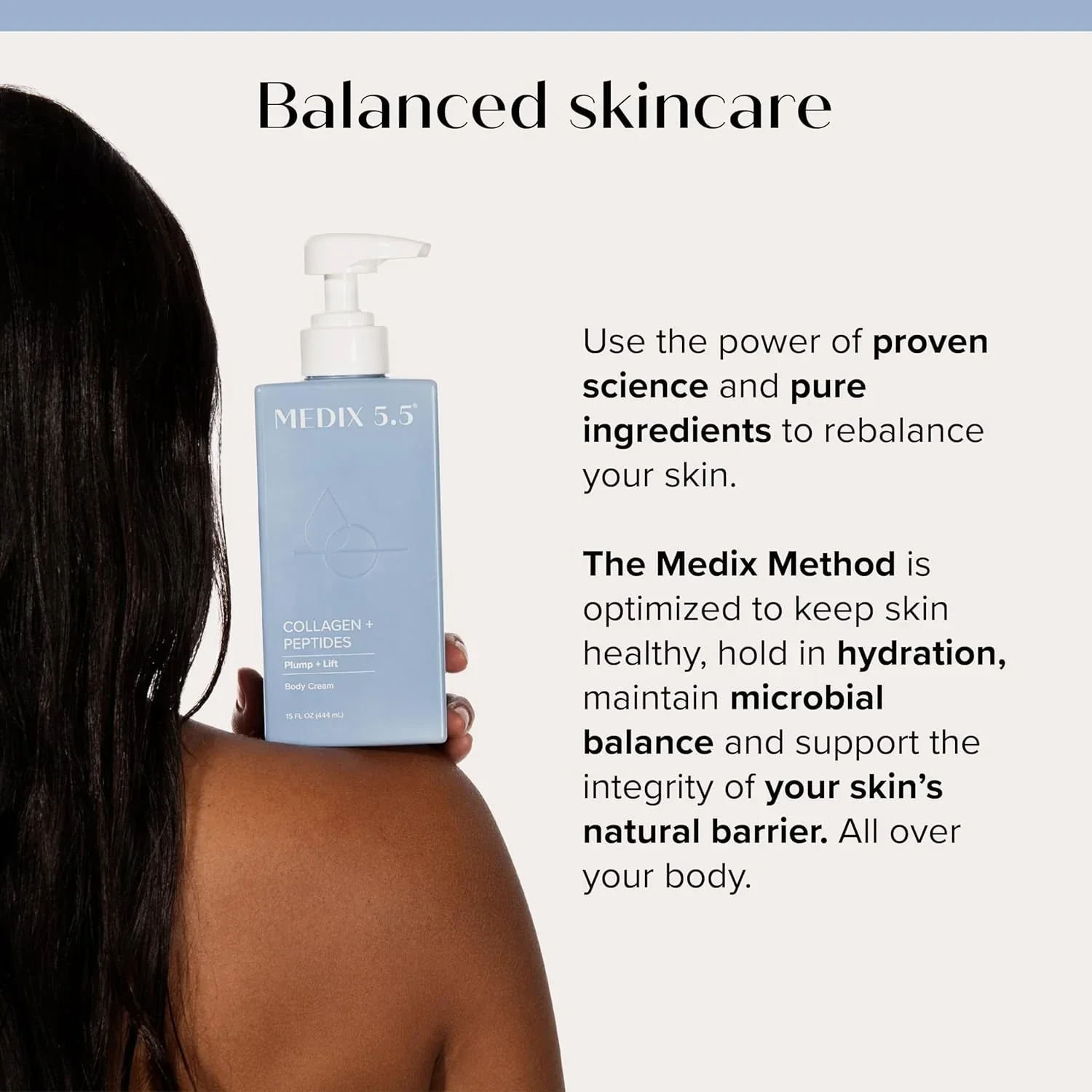 MEDIX Fragrance Free Firming Retinol Body Lotion + Collagen Peptides Cream 2Pc Skin Care Set | Crepey Skin Treatment | anti Aging Body Cream & Face Moisturizer for Crepe Skin, Cellulite, & Wrinkles - Image 8