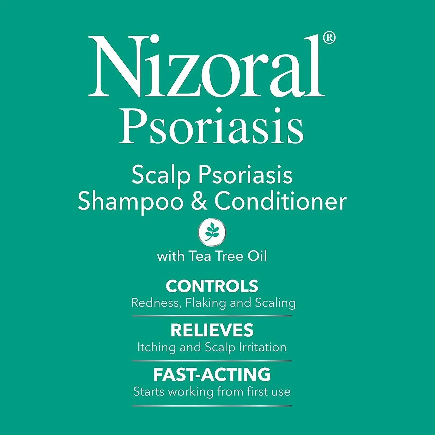 Nizoral Psoriasis Shampoo & Conditioner 3% Salicylic Acid Twin Pack - Image 3