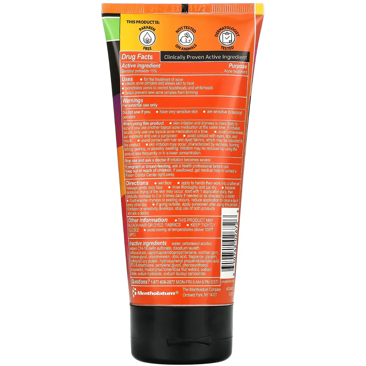 Oxy 10% Benzoyl Peroxide Acne Treatment Cleanser 148ml - Image 4
