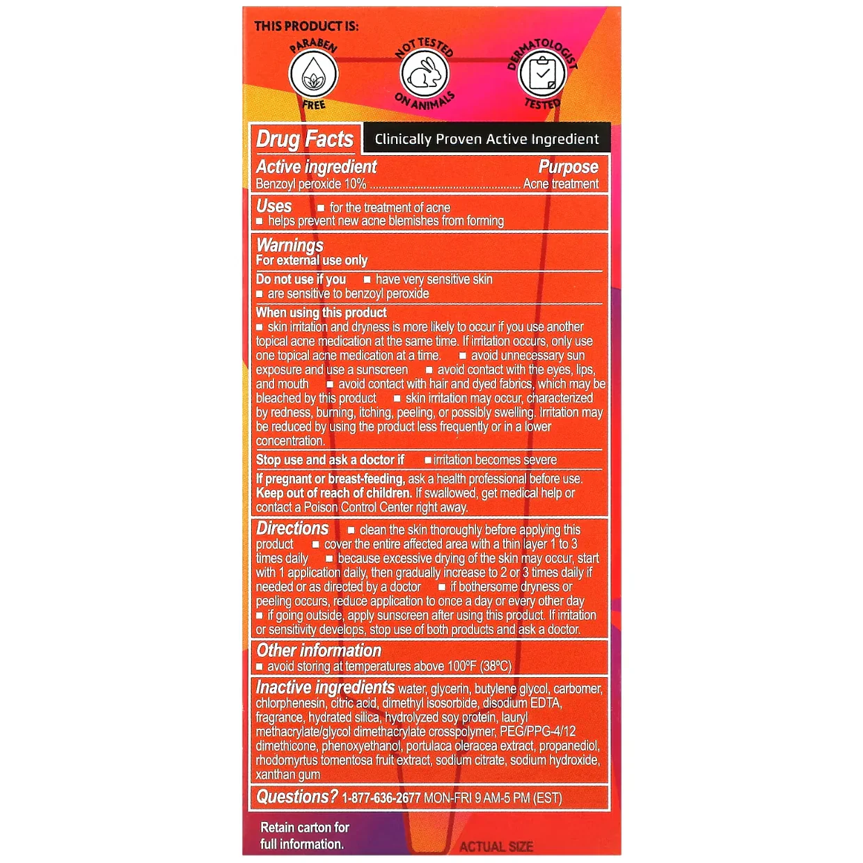 Oxy Advanced Care Rapid Spot Treatment 10% Benzoyl Peroxide with Prebiotics 1oz - Image 3