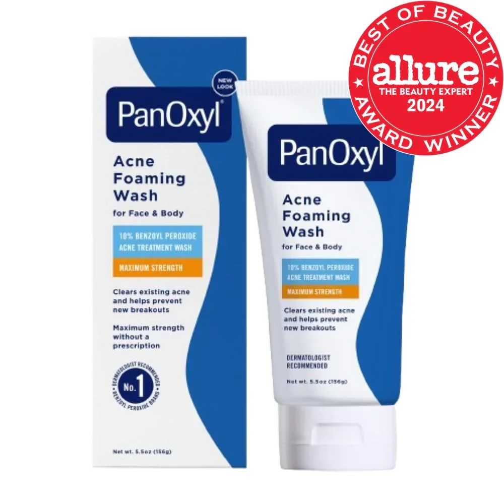 PanOxyl Acne Foaming Wash 10% Benzoyl Peroxide 5.5 oz Pack of 2 - Image 4