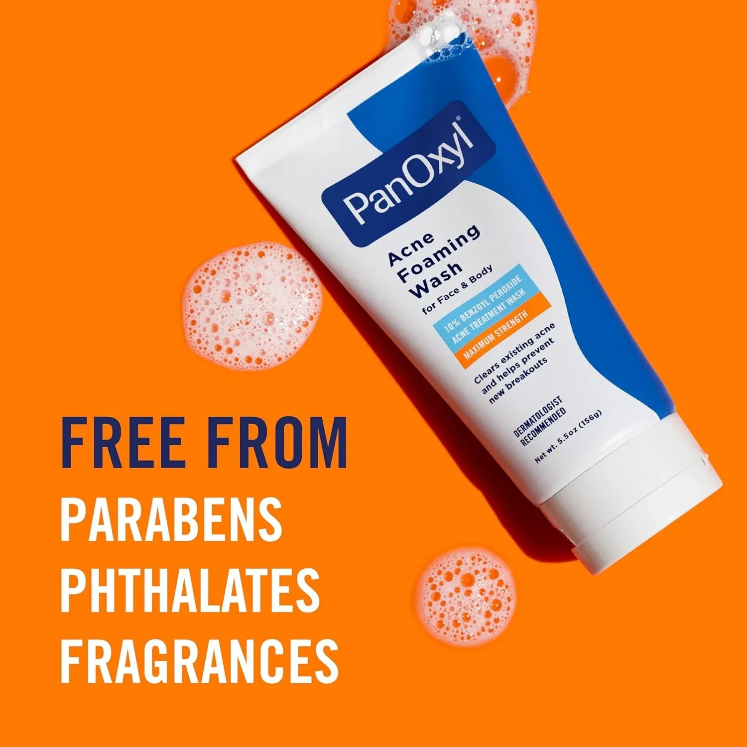 PanOxyl Acne Foaming Wash 10% Benzoyl Peroxide 5.5 oz Pack of 2 - Image 5