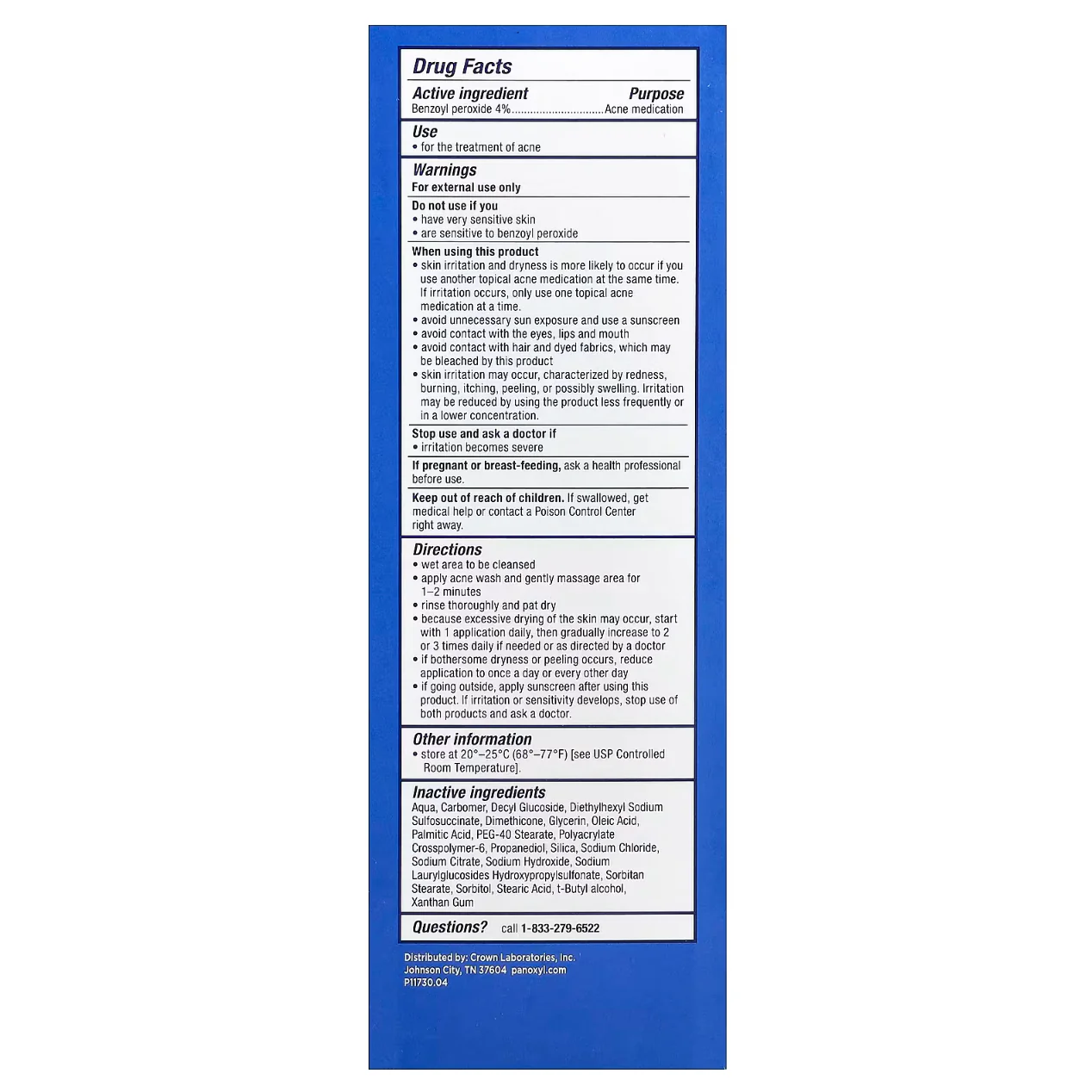 PanOxyl Antimicrobial Acne Foaming Wash 4% Benzoyl Peroxide Pack of 2 - Image 4