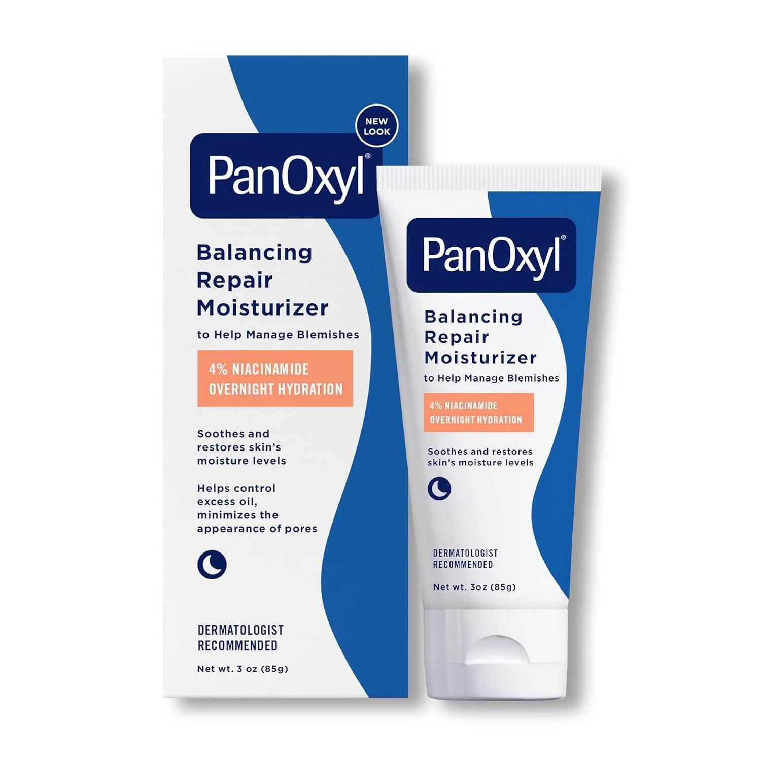 PanOxyl PM Balancing Repair Moisturiser with Niacinamide & Ceramides 3 oz