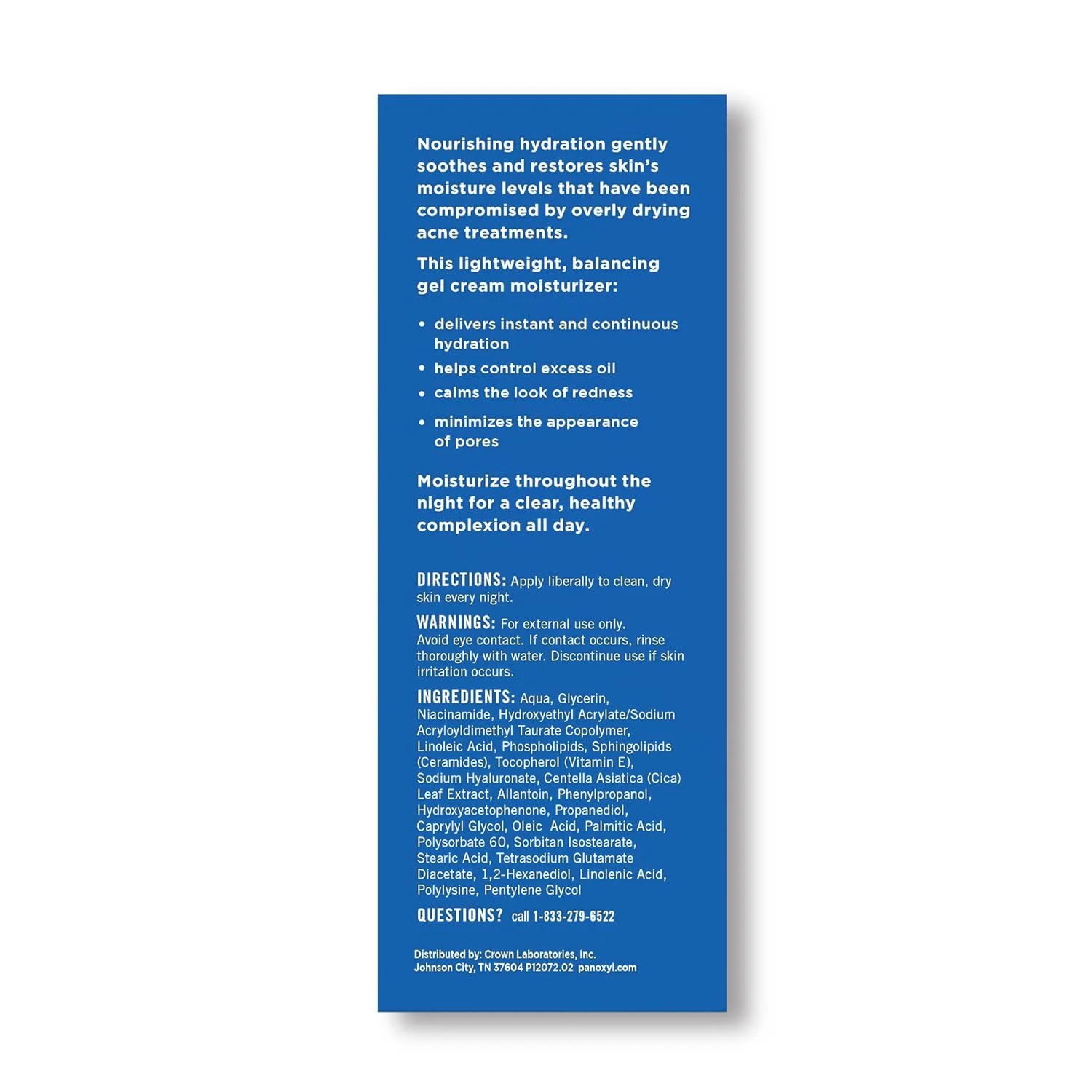 PanOxyl PM Balancing Repair Moisturiser with Niacinamide & Ceramides 3 oz - Image 2