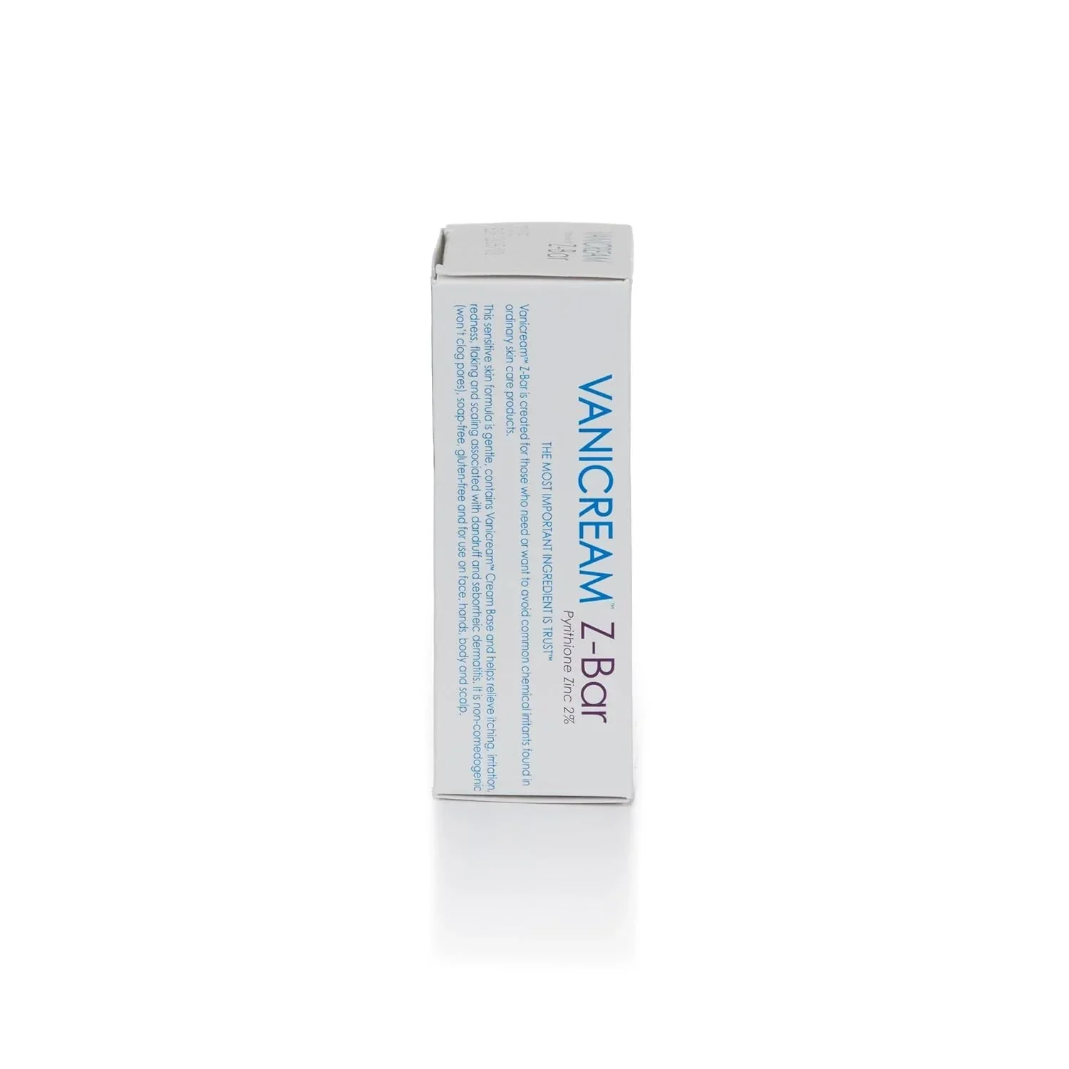 Vanicream Z-Bar, 2% Pyrithione Zinc Medicated Cleansing Bar, 3.5 oz - Image 6